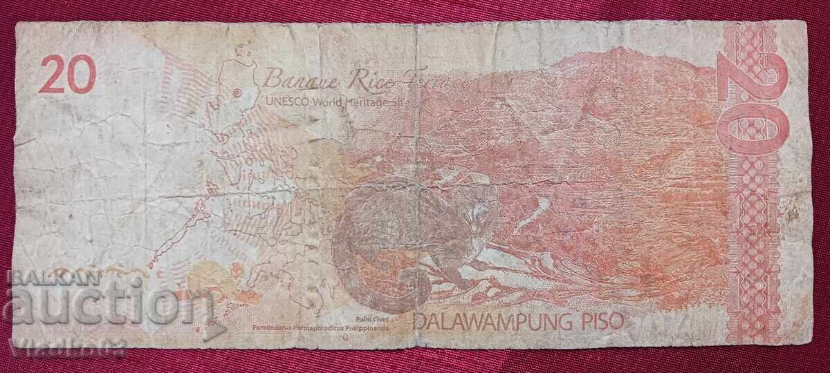 Filipine 20 pesos 2017 cu preț € 0.49 | 0.96 BGN Filipine 20 pesos 2017 cu preț € 0.49 | 0.96 BGN