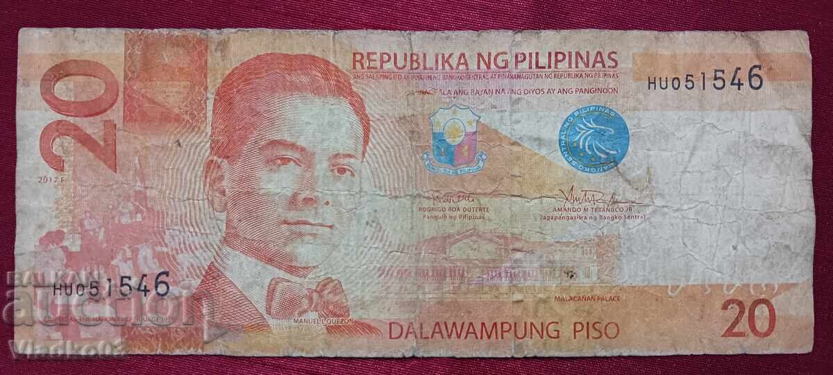 Filipine 20 pesos 2017 Filipine 20 pesos 2017