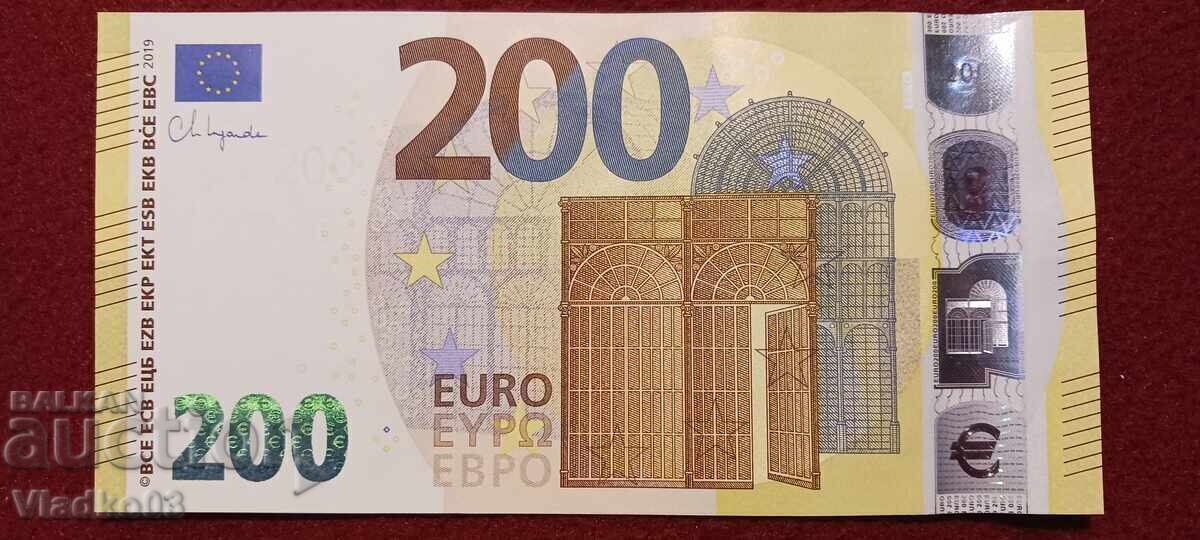 Франция 200 евро 2019 нециркулирала UNC