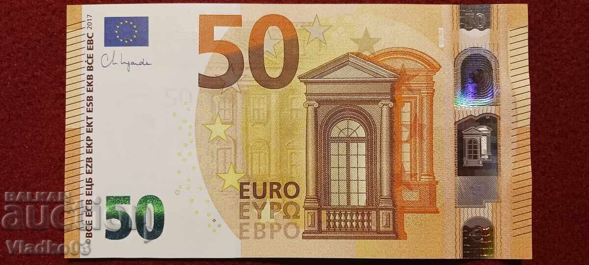 Italia 50 euro 2017 necirculată UNC