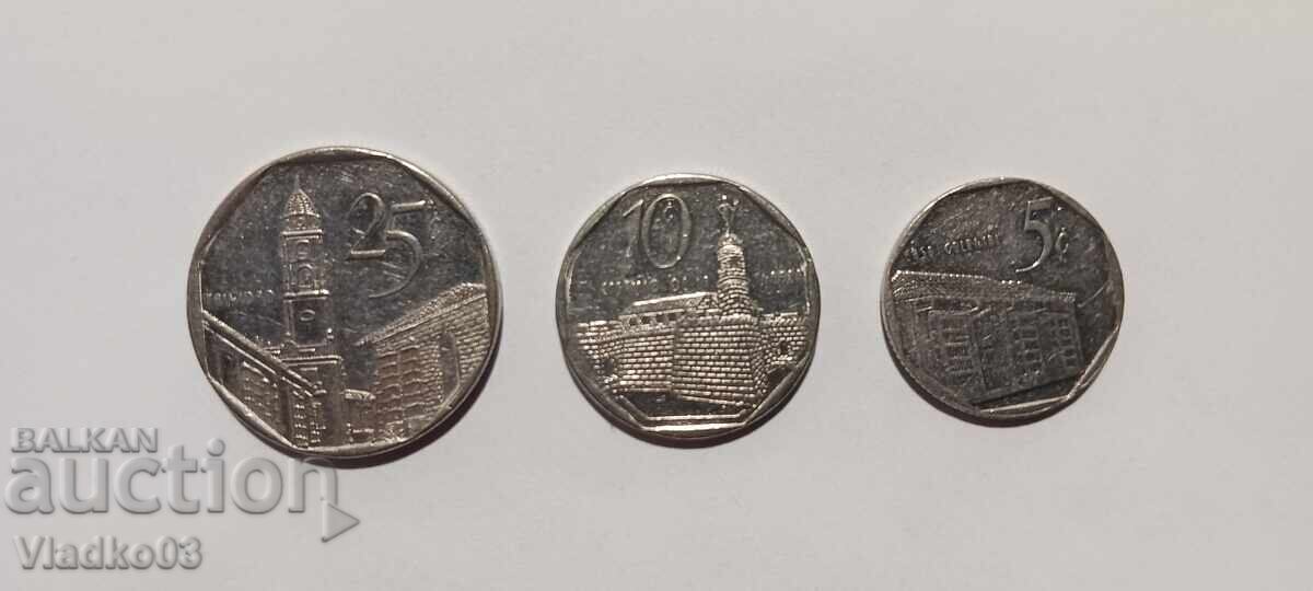 Κούβα - παρτίδα 5, 10, 25 σεντάβος
