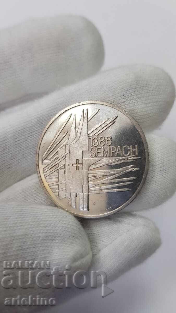 Колекционна монета 5 франка Швейцария 1986 SWISS - 6