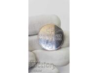 Колекционна монета 5 франка Швейцария 1986 SWISS