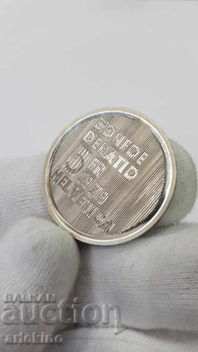 Rare coin 5 Francs Switzerland 1979 Albert Einstein - 7