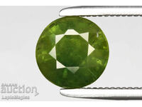 Зелен сапфир 1.18ct 6.2mm кръгла шлифовка
