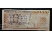 Μεξικό, Μεξικό, 5000 πέσος 1989, VF