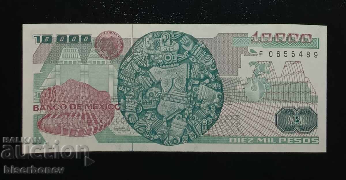 Mexico, Mexico, 10,000 Pesos 1991, aUNC with price € 9.50 | 18.58 BGN
