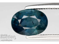 Син сапфир - нагряван 1.41ct овална шлифовка 7.2x5.2mm