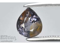 Μωβ ζαφείρι - ακατέργαστο 0.86ct σταγόνα κοπή 6x5.2mm