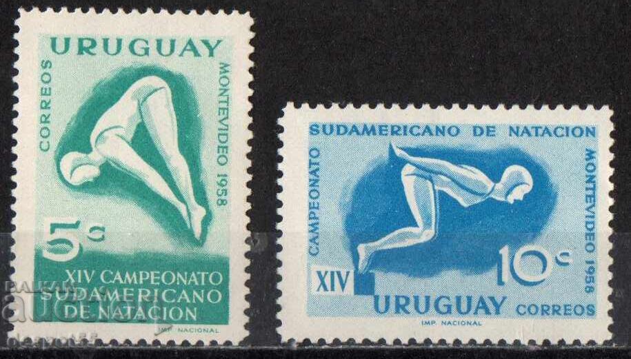 1958. Ουρουγουάη. Νότια Αμερική Πρωτάθλημα Κολύμβησης, Μοντεβιδέο