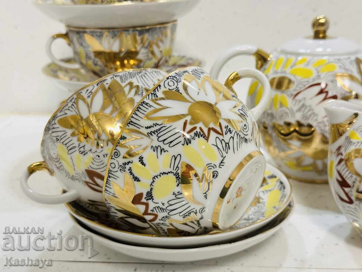 ЛФЗ “”Золотые ромашки « 18К Gold Finish