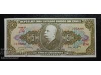Brazil, Brazil, 5 Cruzeiro 1962, UNC