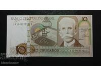 Brazilia, Braziliya, 10 cruzaados 1986, UNC