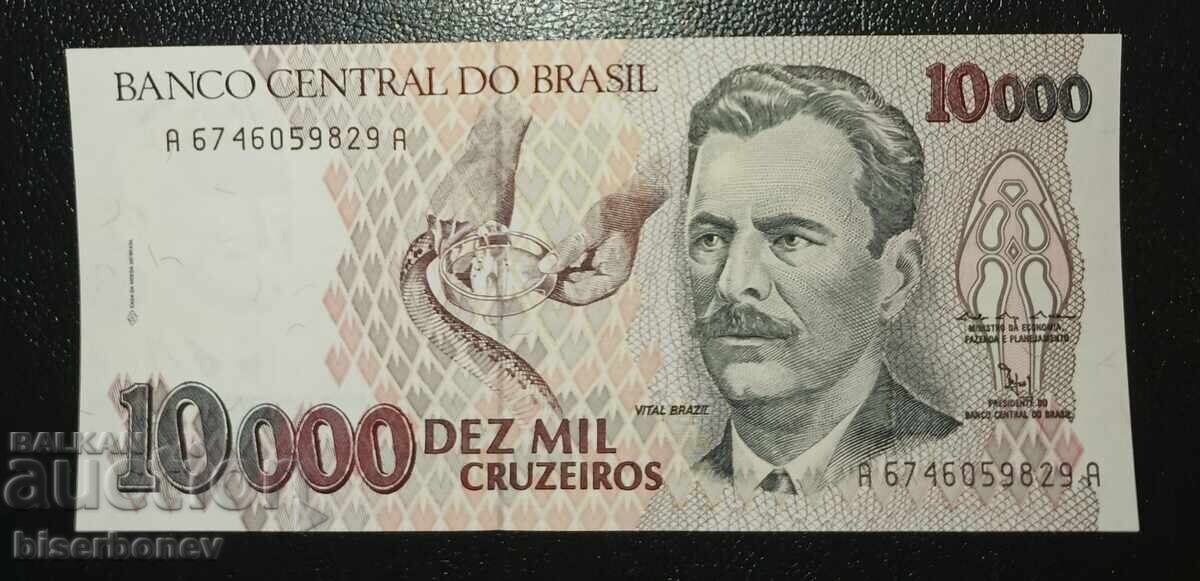 Βραζιλία, Βραζιλία, 10 000 κρουζέιρο 1993, UNC