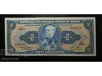 Brazil, Brazilia, 2 cruzeiros 1958, UNC