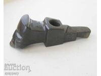 Стара каменна лула от махагонов обсидиан