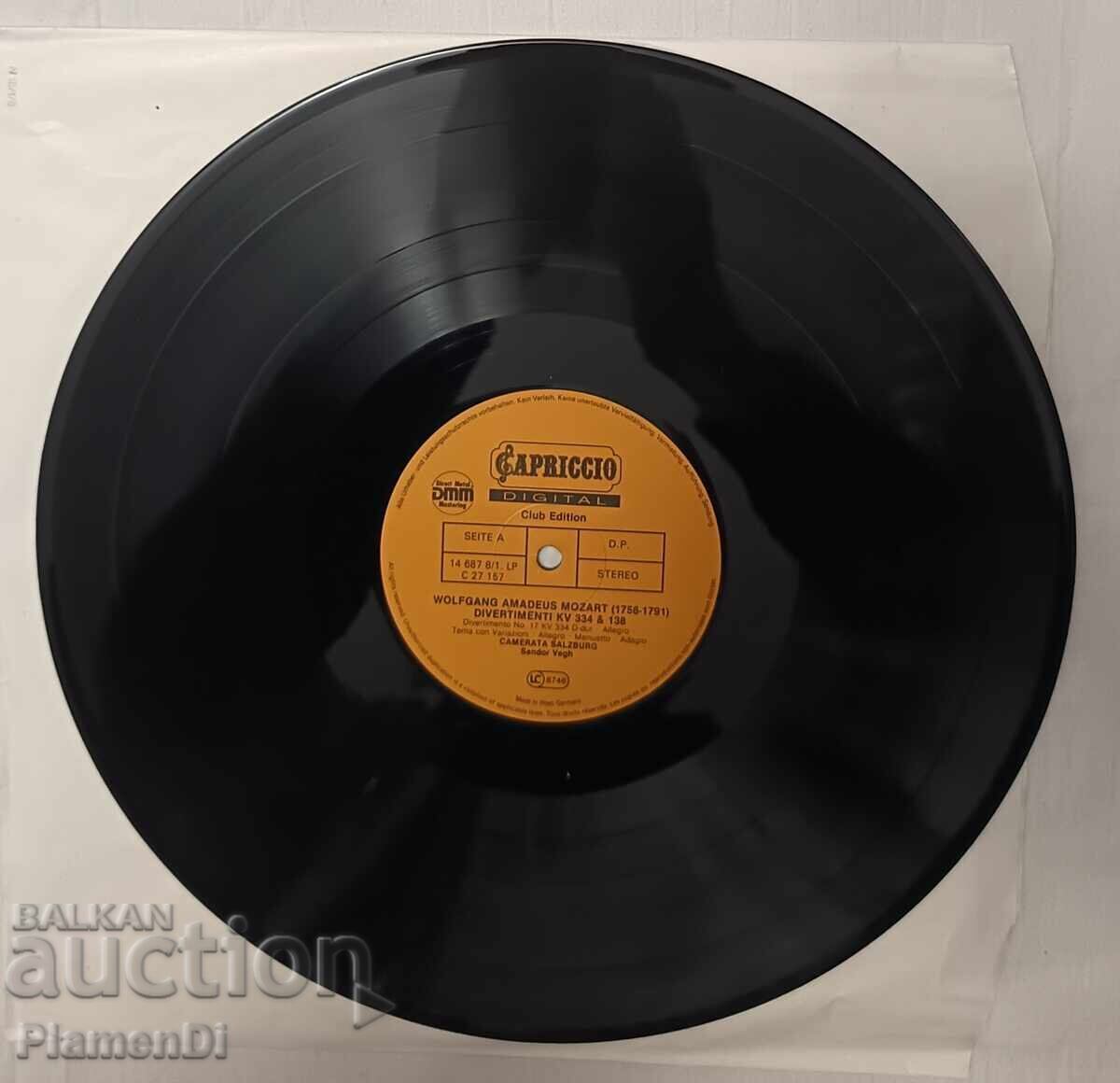 В. А. Моцарт. Сет от 3 броя грамофонни плочи с класическа му - 6