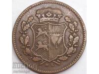 1 dreiling 1850 Schleswig-Holstein Germania 4,7g Christian VII