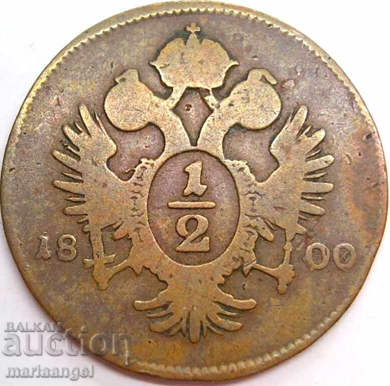 Αυστρία 1/2 Kreuzer 1800 A - Βιέννη - 5 Αυστρία 1/2 Kreuzer 1800 A - Βιέννη - 5