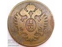 Αυστρία 1/2 Kreuzer 1800 A - Βιέννη