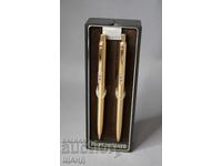 PAPER MATE USA Set de lux stilou și creion placate cu aur