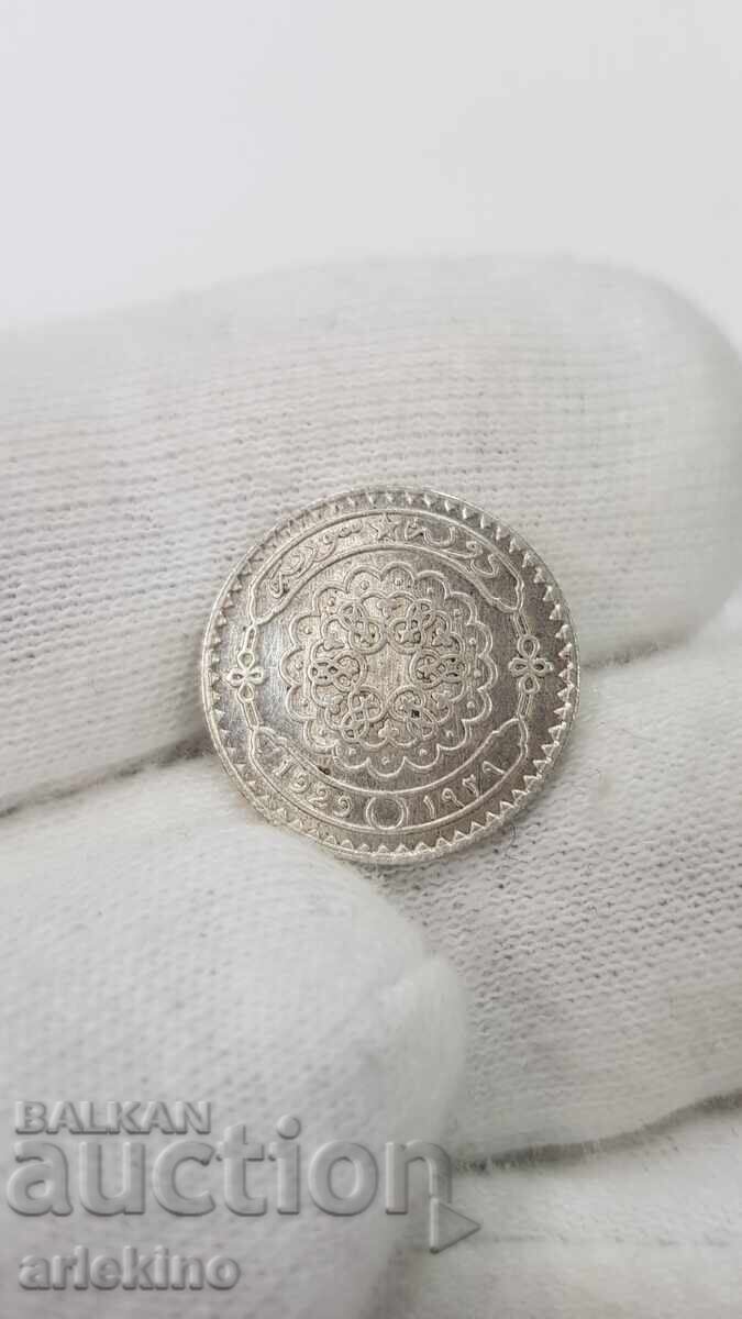 Licitație Monedă rară de argint 10 Piastres, 1929 Siria