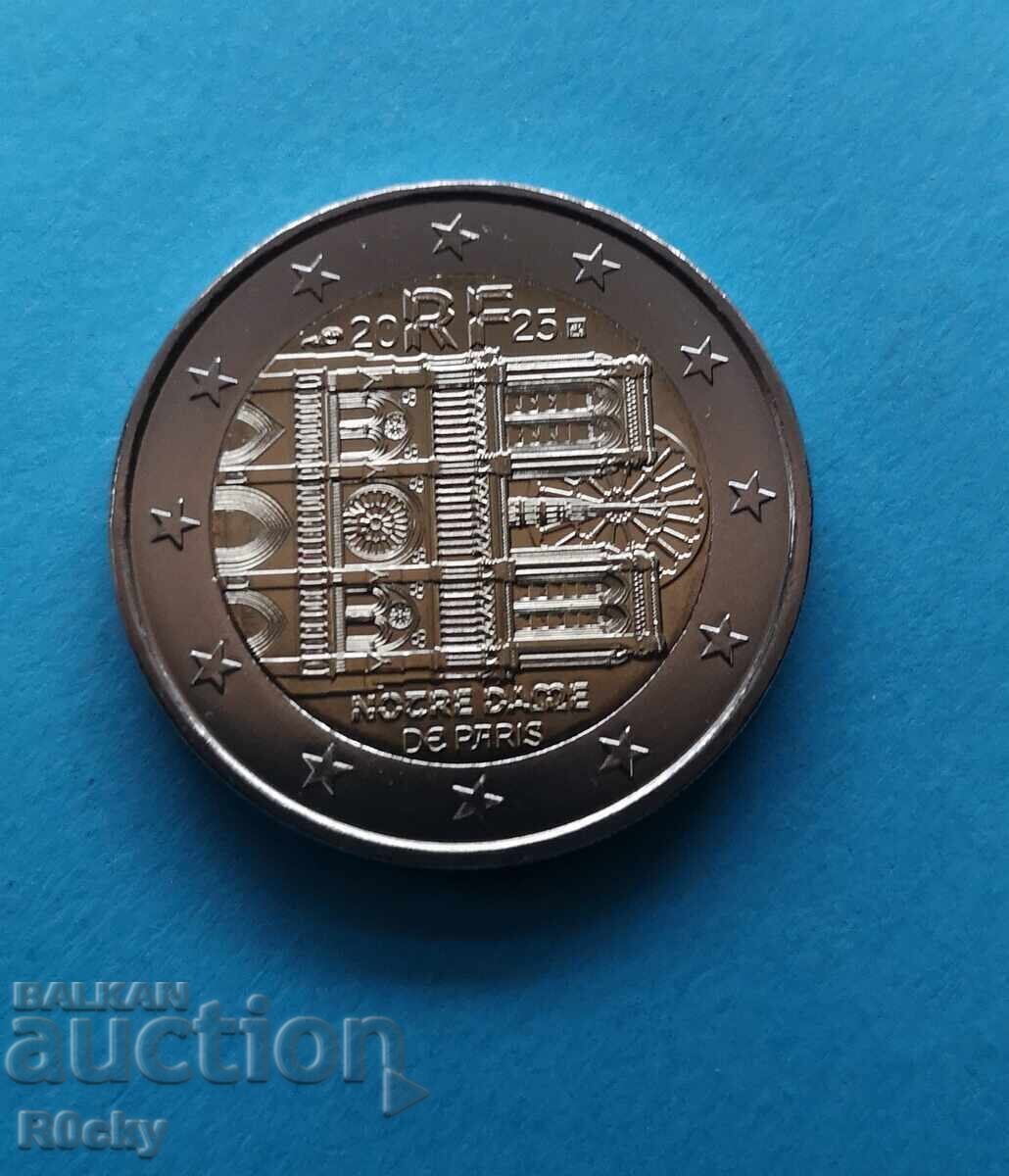 Auction  2 Euro Coin Notre Dame 2025