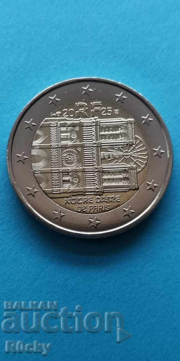2 Euro Coin Notre Dame 2025