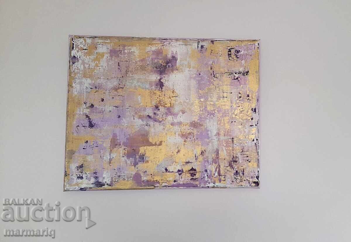 Αφηρημένος πίνακας, ακρυλικό 40x50 εκ - 5