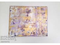 Abstract painting, acrylic 40x50 cm