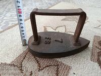 Old cast iron iron