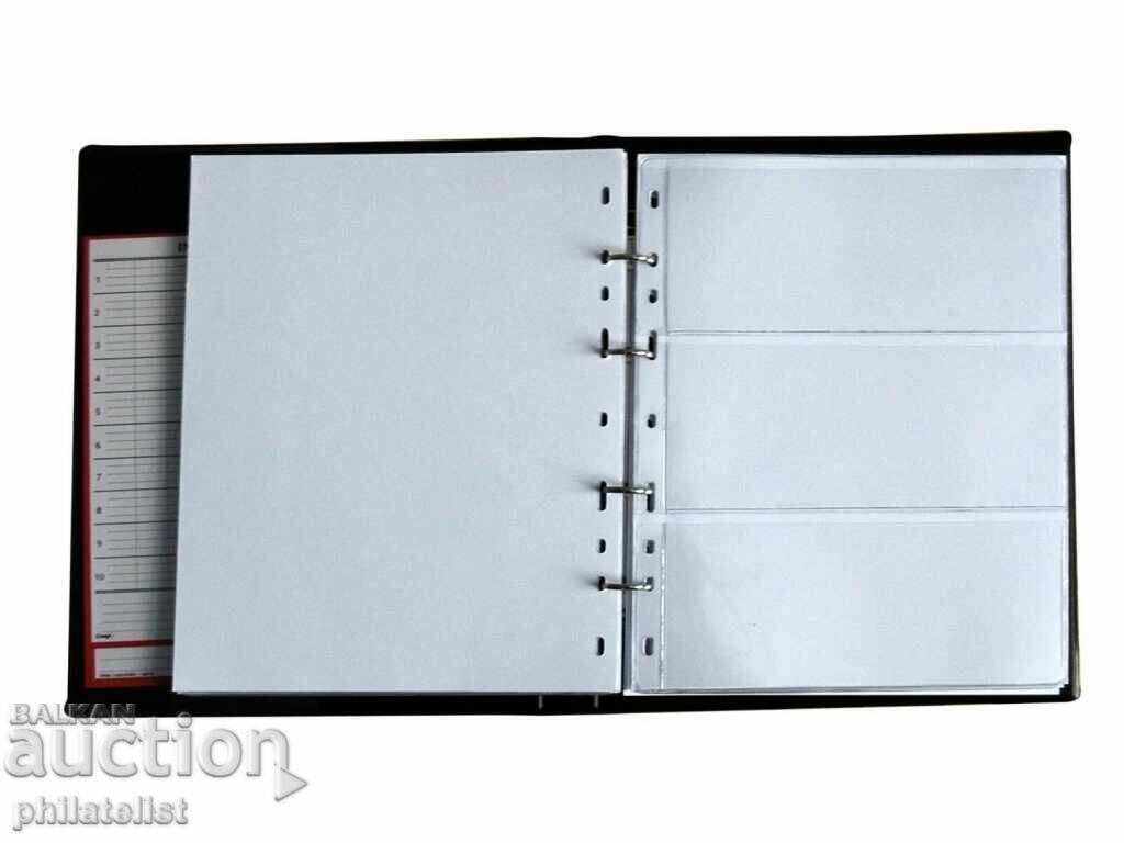 SCHULZ MARCIA clasor de bancnote cu 10 file /c - 6