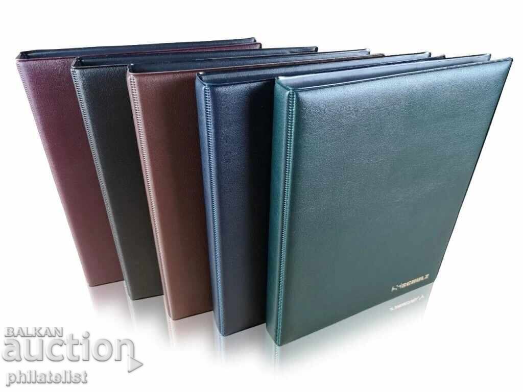 SCHULZ MARCIA clasor de bancnote cu 10 file /c