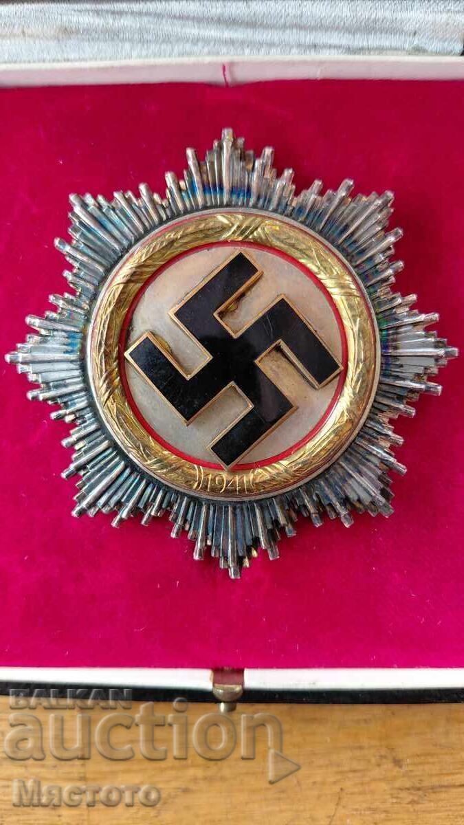 German Nazi Cross in Gold - Post-War Rudolf Souval, Vienna