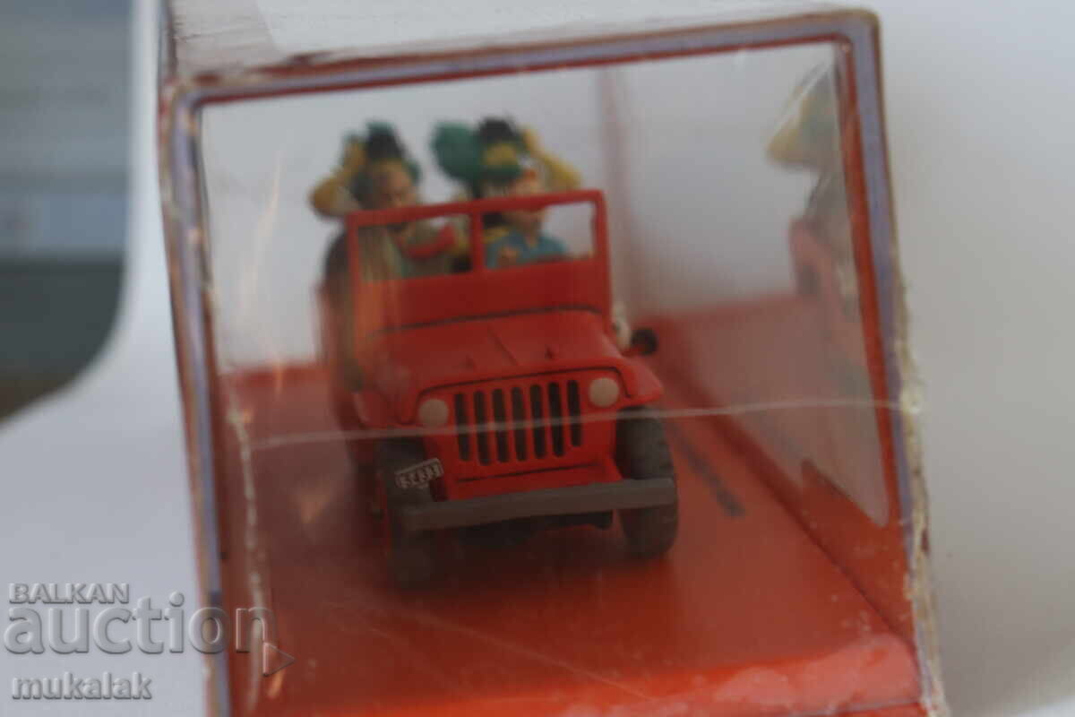 Livrarea 1:43?? TINTIN WILLYS MB1943 MAȘINĂ DE JUCĂRIE MODEL