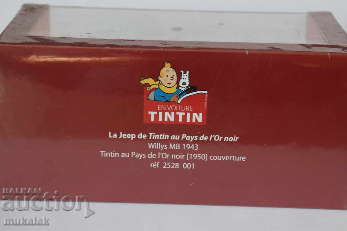 1:43?? TINTIN WILLYS MB1943 MAȘINĂ DE JUCĂRIE MODEL - 5