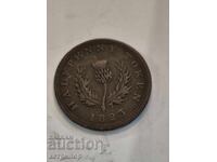 1/2 penny Nova Scotia / Canada / 1823 cupru