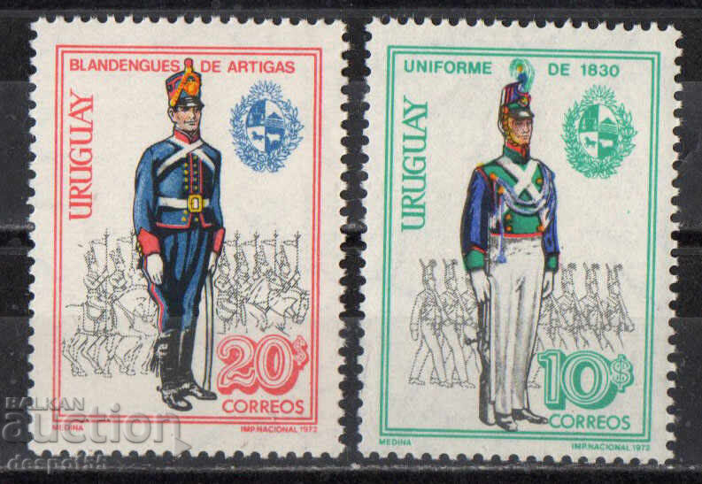 1972. Uruguay. Uniforme militare