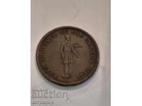 1 πένι Βασιλιάς/κάτω/ Καναδάς 1837 χαλκός