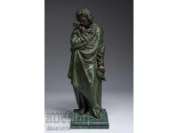 Χάλκινο γλυπτό - BEETHOVEN FERDINANDO DE LUCA 19ος/20ος αιώνας