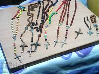 Lot of brooches with cross