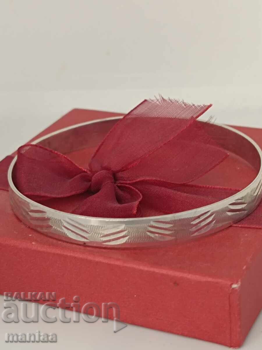 Δημοπρασία Μαρκαρισμένο ασημένιο βραχιόλι ασήμι 925