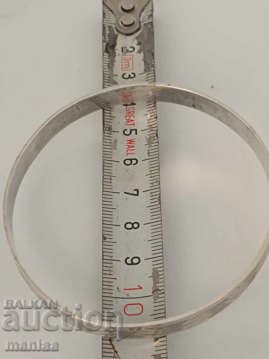 Παράδοση Μαρκαρισμένο ασημένιο βραχιόλι ασήμι 925