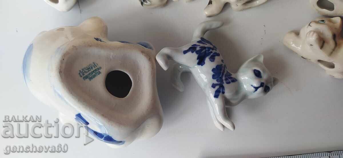 LOT Colecție de 13 pisici din porțelan - 5