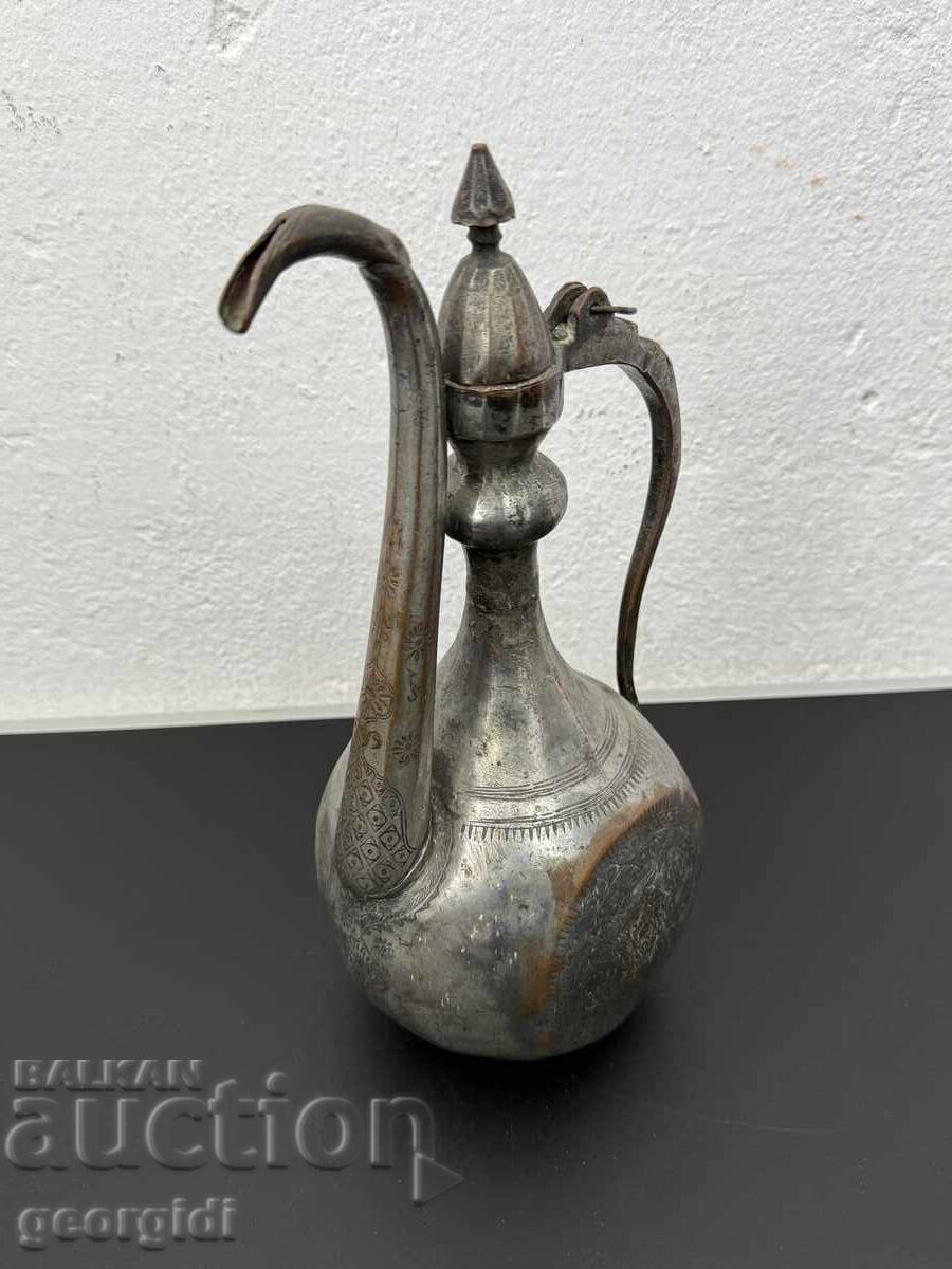 Автентичен османски ибрик с гравюри. №7844 - 6