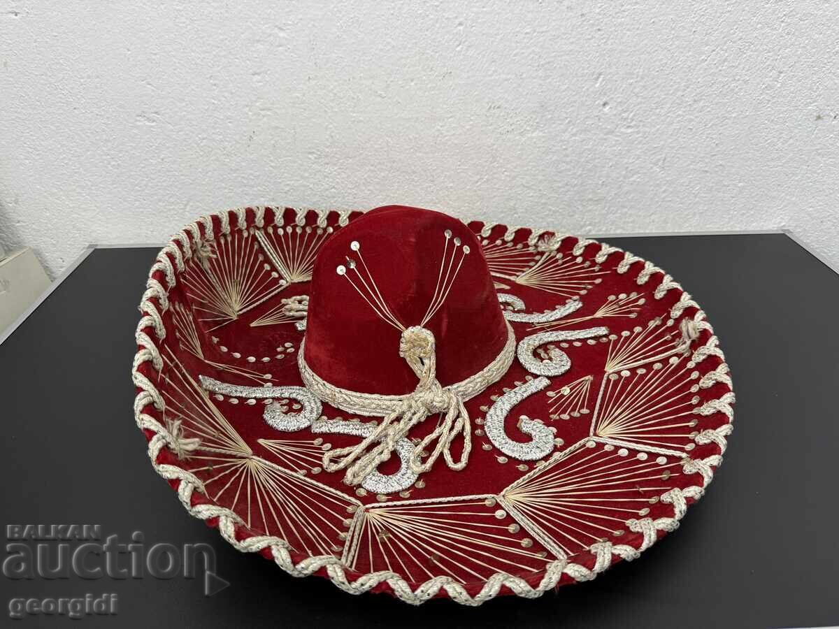 Sombrero mexican bogat decorat. №7847 - 5