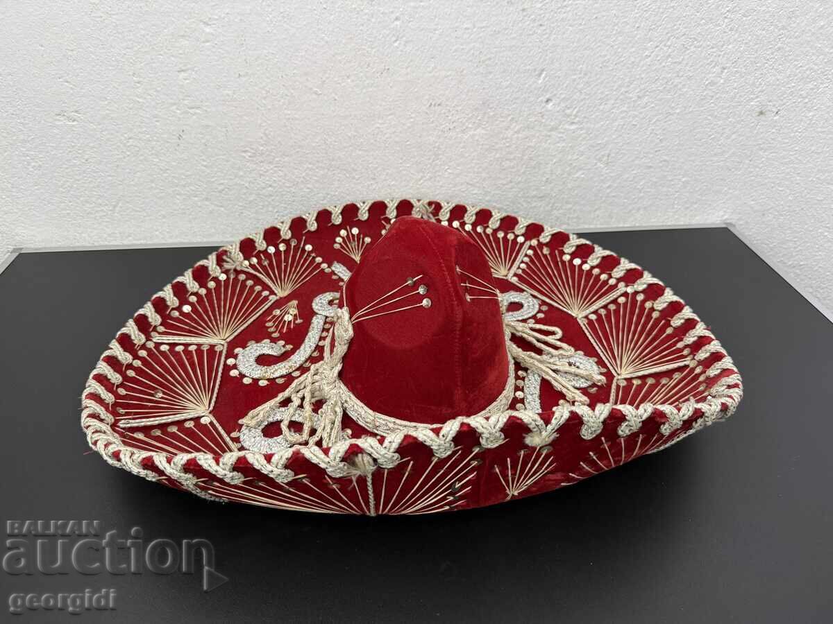 Sombrero mexican bogat decorat. №7847