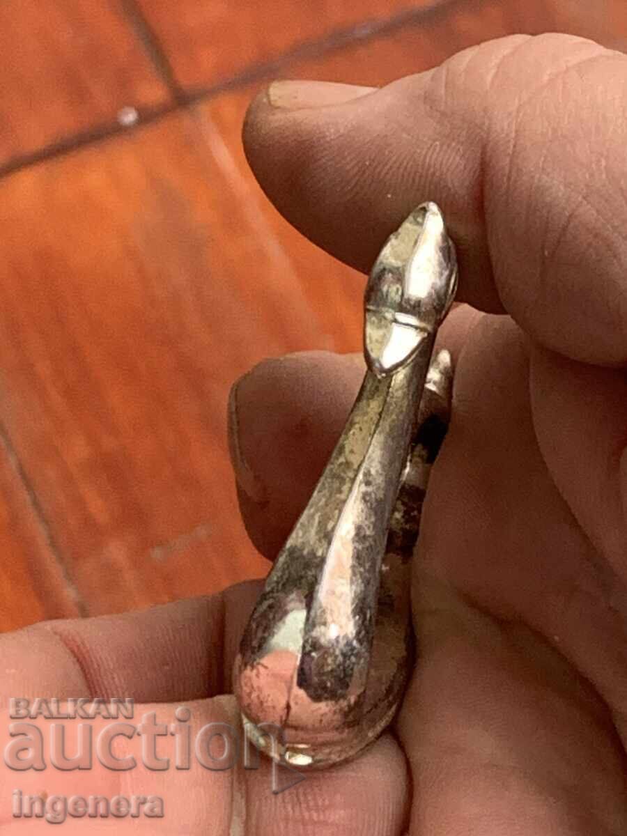 INELE PENTRU ȘERVEȚELE METAL ARGINTAT SERVIETĂ PENTRU NUNTĂ - LEBĂDĂ - 5