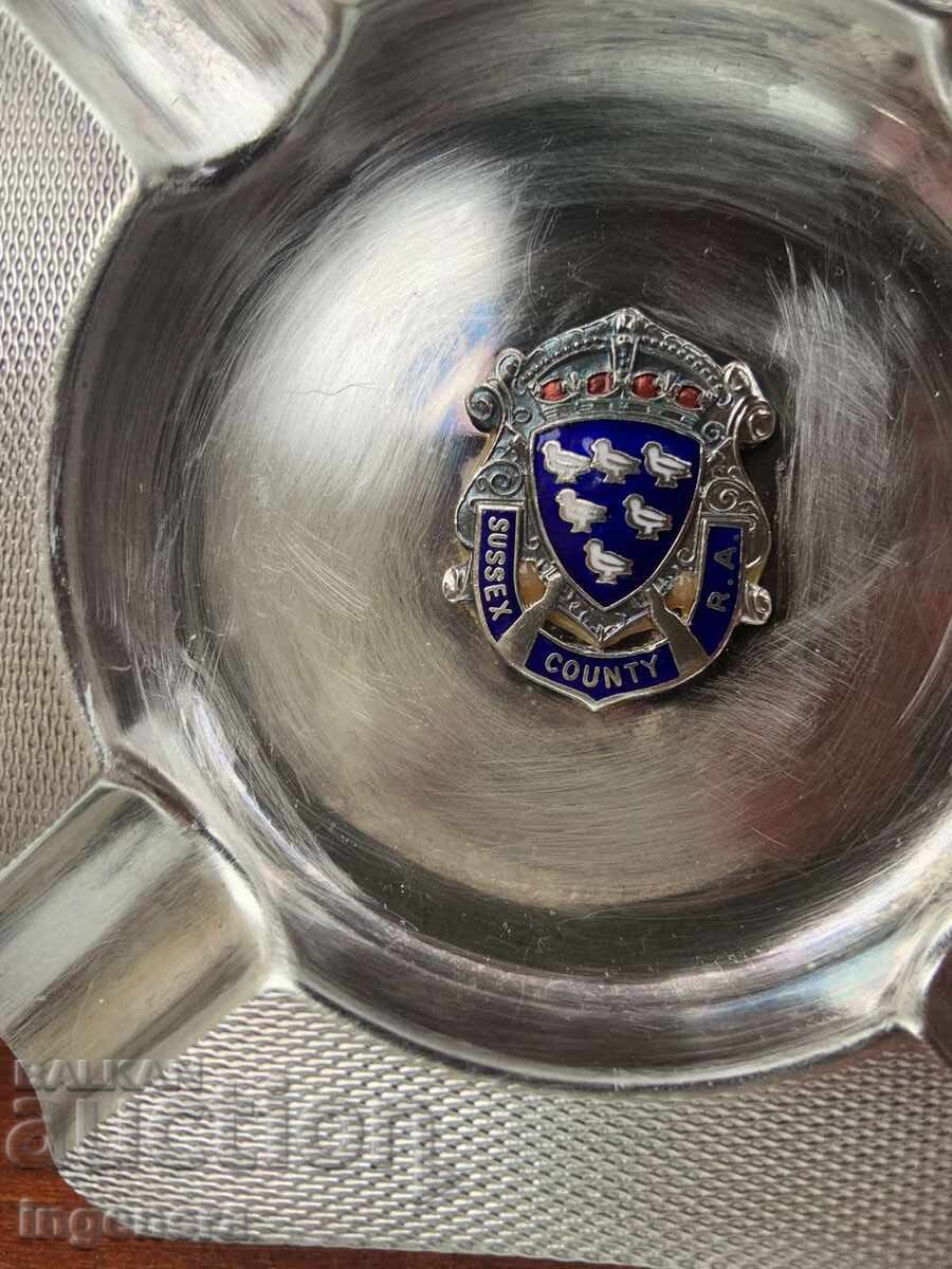 CENUȘAR METAL ARGINTAT VECHI ANGLIA cu preț € 7.00 | 13.69 BGN