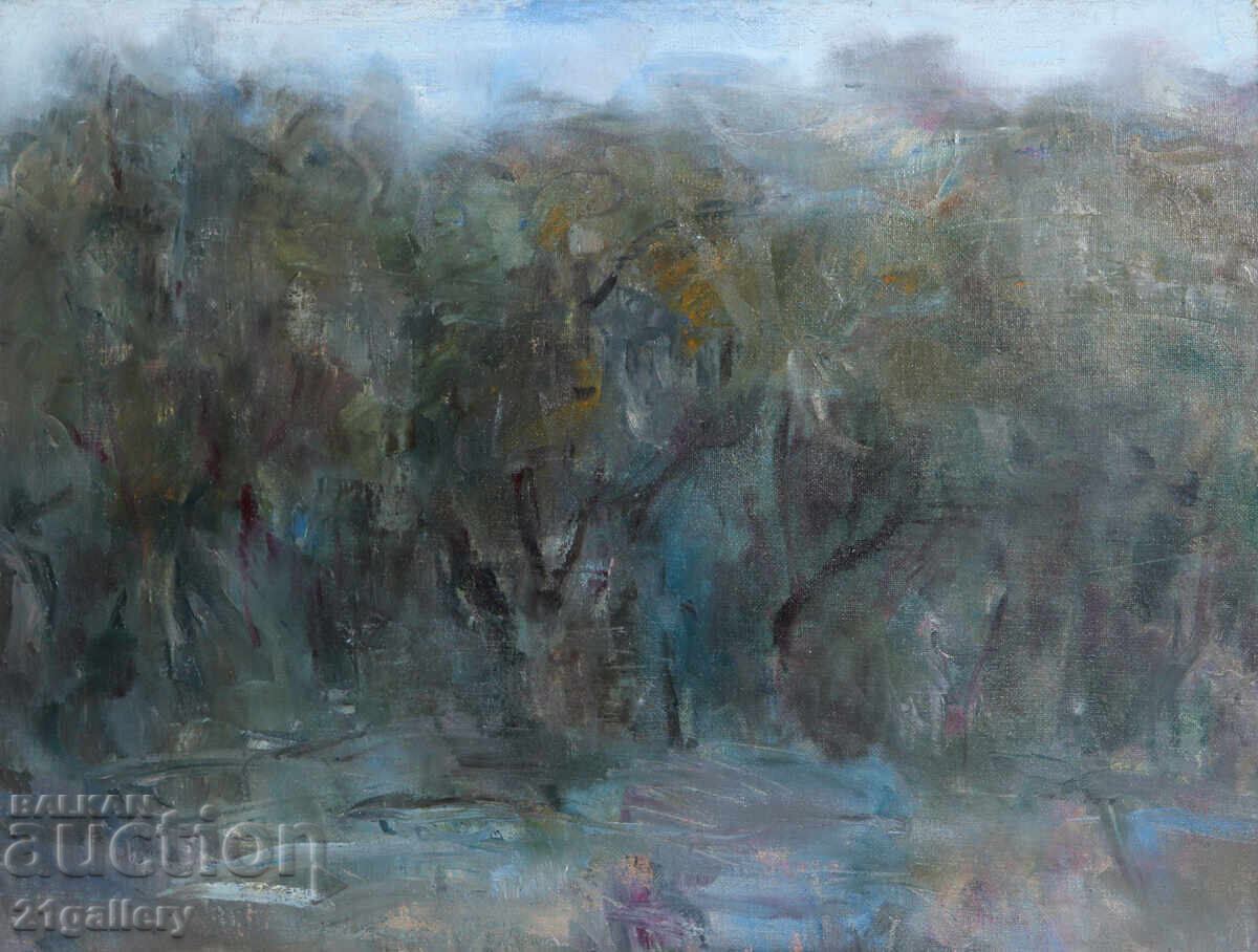 Ογκνιάν Γκένωφ, ελαιογραφία τοπίου